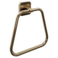 Bradley Brushed Brass Towel Ring